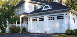 White big Garage door