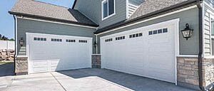 Residential White Garage Door